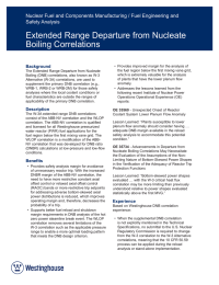 Extended Range Departure from Nucleate Boiling Correlations Safety Analysis