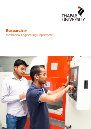 Research  @ Mechanical Engineering Department