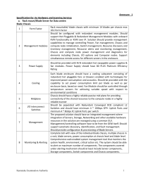 Annexure _1 Specification for rte Hardware and Scanning Services