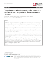 Targeting educational campaigns for prevention Thailand