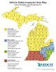Vehicle Safety Inspector Area Map www.michigan.gov/BusandLimo 7/1/2016