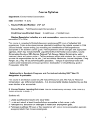 Course Syllabus