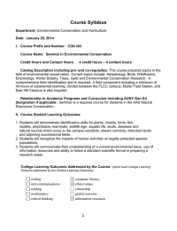 Course Syllabus