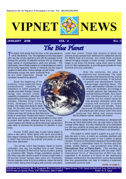 VIPNET NEWS The Blue Planet T