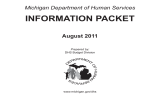 INFORMATION PACKET Michigan Department of Human Services August 2011 Prepared by: