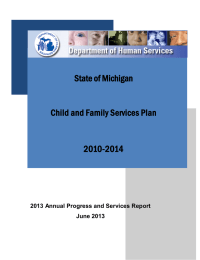State of Michigan Child and Family Services Plan 2010-2014