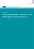 Feedback Statement - Revisions to the UK Corporate Governance Code Feedback