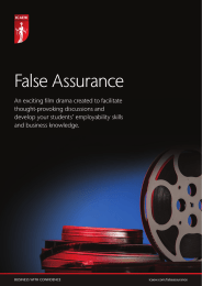 False Assurance