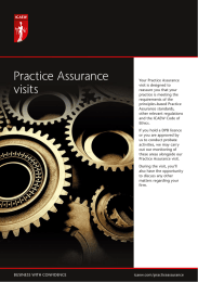 Practice Assurance visits