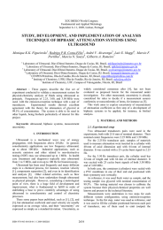 STUDY, DEVELOPMET, AD IMPLEMETATIO OF AALYSIS ULTRASOUD