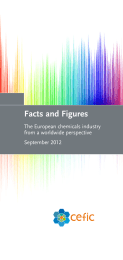 Chemistry making a world of difference Facts and Figures The European chemicals industry