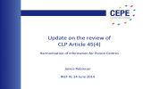 Update on the review of CLP Article 45(4)