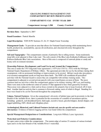 GRAYLING FOREST MANAGEMENT UNIT COMPARTMENT REVIEW PRESENTATION COMPARTMENT # 241