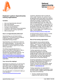 Employers’ guide to Apprenticeship training organisations