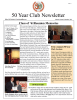 50 Year Club Newsletter Class of ‘61Reunion Memories
