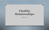 Healthy Relationships HB 121