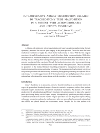 INTRAOPERATIVE AIRWAY OBSTRUCTION RELATED TO TRACHEOSTOMY TUBE MALPOSITION