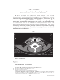 RADIOLOGY QUIZ A - H