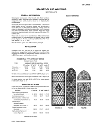 STAINED-GLASS WINDOWS GENERAL INFORMATION ILLUSTRATIONS SECTION UIP 6