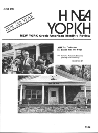 NEW  YORK  Greek-American  Monthly  Review $2.00