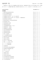 施設基準一覧