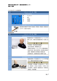 和歌山県立医科大学  臨床技能研修センター 物品一覧表 バイタルサインの測定等 頭頸部診察