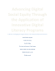 Advancing Digital  Social Equity Through  the Application of  Innovative Digital 