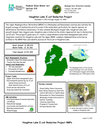 E.coli  Federal Clean Water Act Section 319