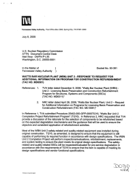 July 8,  2009 U.S.  Nuclear  Regulatory  Commission