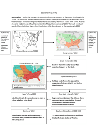 Sectionalism (1850s)