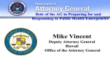 Mike Vincent Deputy Attorney General Hawaii Office of the Attorney General