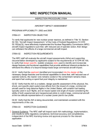 NRC INSPECTION MANUAL