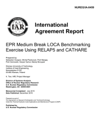 International Agreement Report EPR Medium Break LOCA Benchmarking