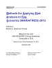 Methods for Applying Risk Analysis to Fire Scenarios (MARIAFIRES)-2012