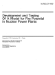 in  Nuclear  Power  Plants NUREG/CR-1819