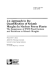 An Approach to the Quantification of Seismic Margins in Nuclear Power Plants: