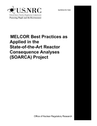 MELCOR Best Practices as Applied in the State-of-the-Art Reactor Consequence Analyses