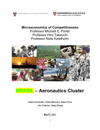 – Aeronautics Cluster BRASIL Microeconomics of Competitiveness