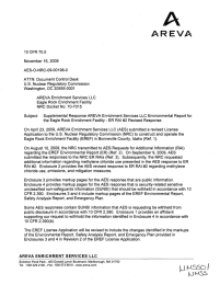 A AREVA 10 CFR  70.5