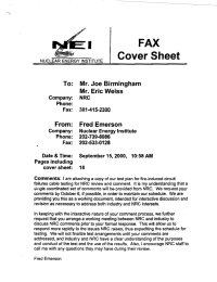 FAX Cover Sheet I To:  Mr.  Joe  Birmingham