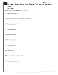 1 series Water Smart The Sun, Water Cycle, and Climate from the