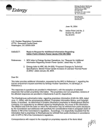 Entergy Nuclear  Northeast Fred  Dacimo Indian Point  Energy Center