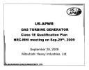 US-APWR - GAS  TURBINE E