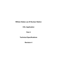 William States Lee III Nuclear Station  COL Application Part 4