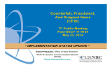 Counterfeit Fraudulent Counterfeit, Fraudulent, And Suspect Items (CFSI)