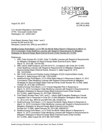 August 28,  2015 NRC 2015-0056 10 CFR 50.54(f)