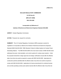 [7590-01-P]  NUCLEAR REGULATORY COMMISSION 10 CFR Part 50
