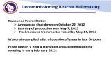 Decommissioning Reactor Rulemaking