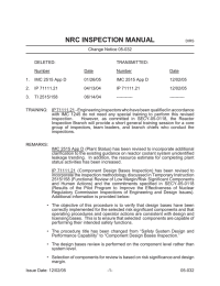 NRC INSPECTION MANUAL