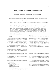 種子島，熊毛層群(四万十累層群)の放散虫化石群集 ,